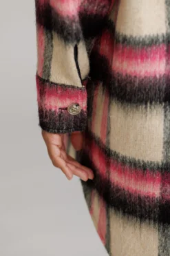 Fashion Karo Kauer Overjacket Checkered