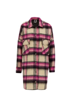 Fashion Karo Kauer Overjacket Checkered