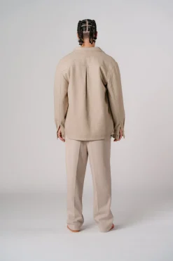 Sale Karo Kauer Overshirt Beige Melange