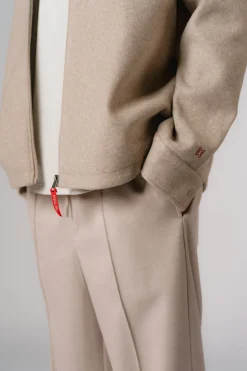 Sale Karo Kauer Overshirt Beige Melange