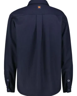 Online Karo Kauer Overshirt Dark Blue