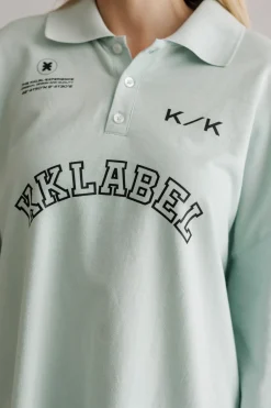 Discount Karo Kauer Poloshirt Glacier Blue