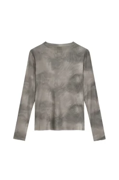 Outlet Karo Kauer Printed Mesh Longsleeve