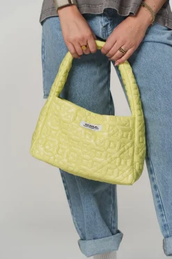 New Karo Kauer Puffer Bag Lemon