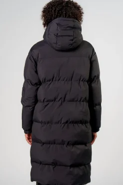 Fashion Karo Kauer Puffer Coat Black