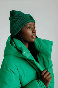 Outlet Karo Kauer Puffer Jacket Green