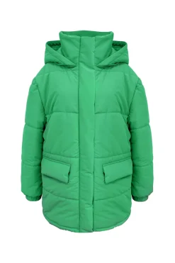 Outlet Karo Kauer Puffer Jacket Green
