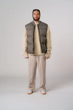 Discount Karo Kauer Quilted Vest Grey