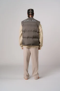 Discount Karo Kauer Quilted Vest Grey