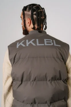 Discount Karo Kauer Quilted Vest Grey