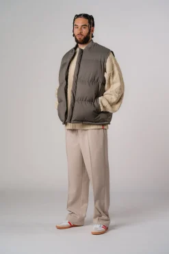 Discount Karo Kauer Quilted Vest Grey