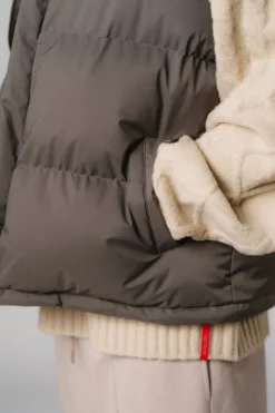 Discount Karo Kauer Quilted Vest Grey