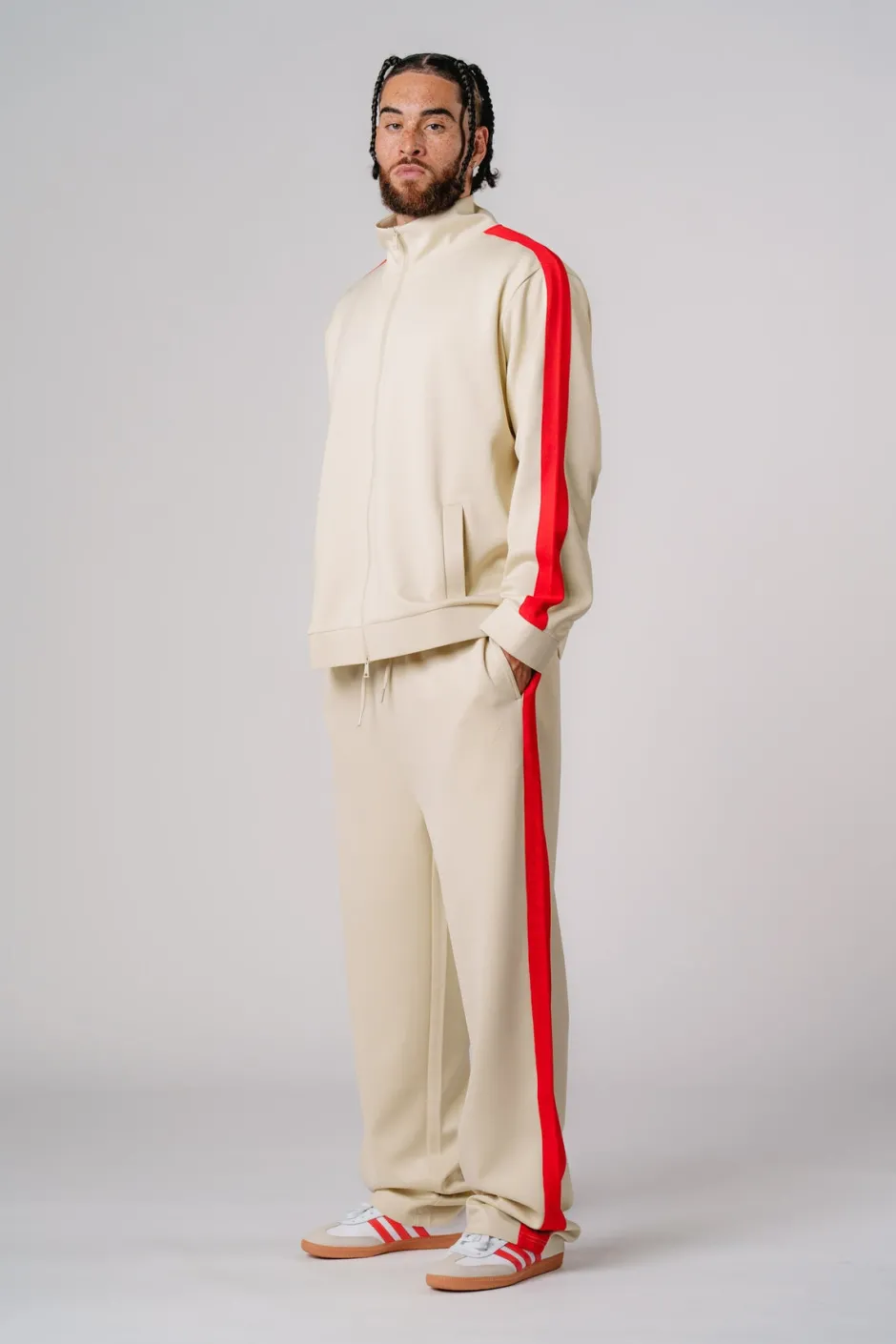 Discount Karo Kauer Retro Pants Beige