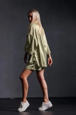 New Karo Kauer Retro Shirt Khaki