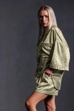 Best Karo Kauer Retro Shorts Khaki