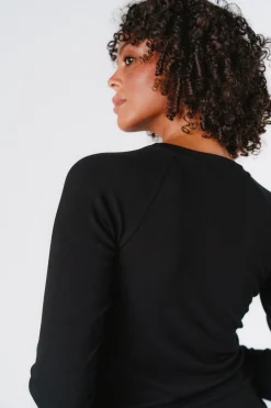 New Karo Kauer Rib Longsleeve Black