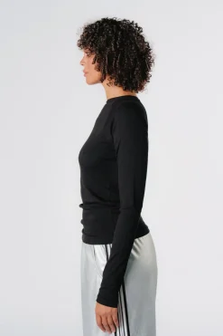 New Karo Kauer Rib Longsleeve Black