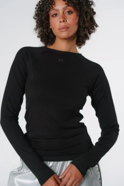 New Karo Kauer Rib Longsleeve Black