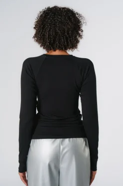 New Karo Kauer Rib Longsleeve Black