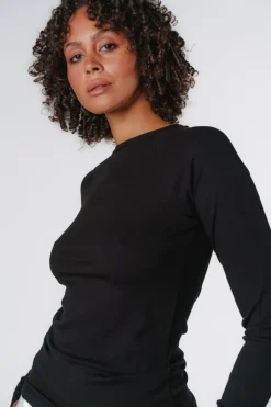 New Karo Kauer Rib Longsleeve Black