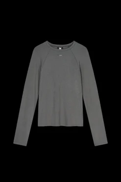 Discount Karo Kauer Rib Longsleeve Dark Grey