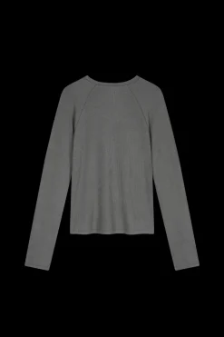 Discount Karo Kauer Rib Longsleeve Dark Grey