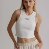 Clearance Karo Kauer Rib Top Basic White