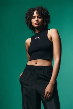 Outlet Karo Kauer Rib Top Black