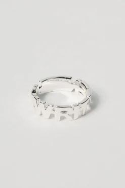 Fashion Karo Kauer Ring Unwritten Silver