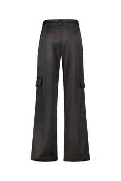 Fashion Karo Kauer Satin Pants Black
