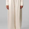 Discount Karo Kauer Satin Pants Creme
