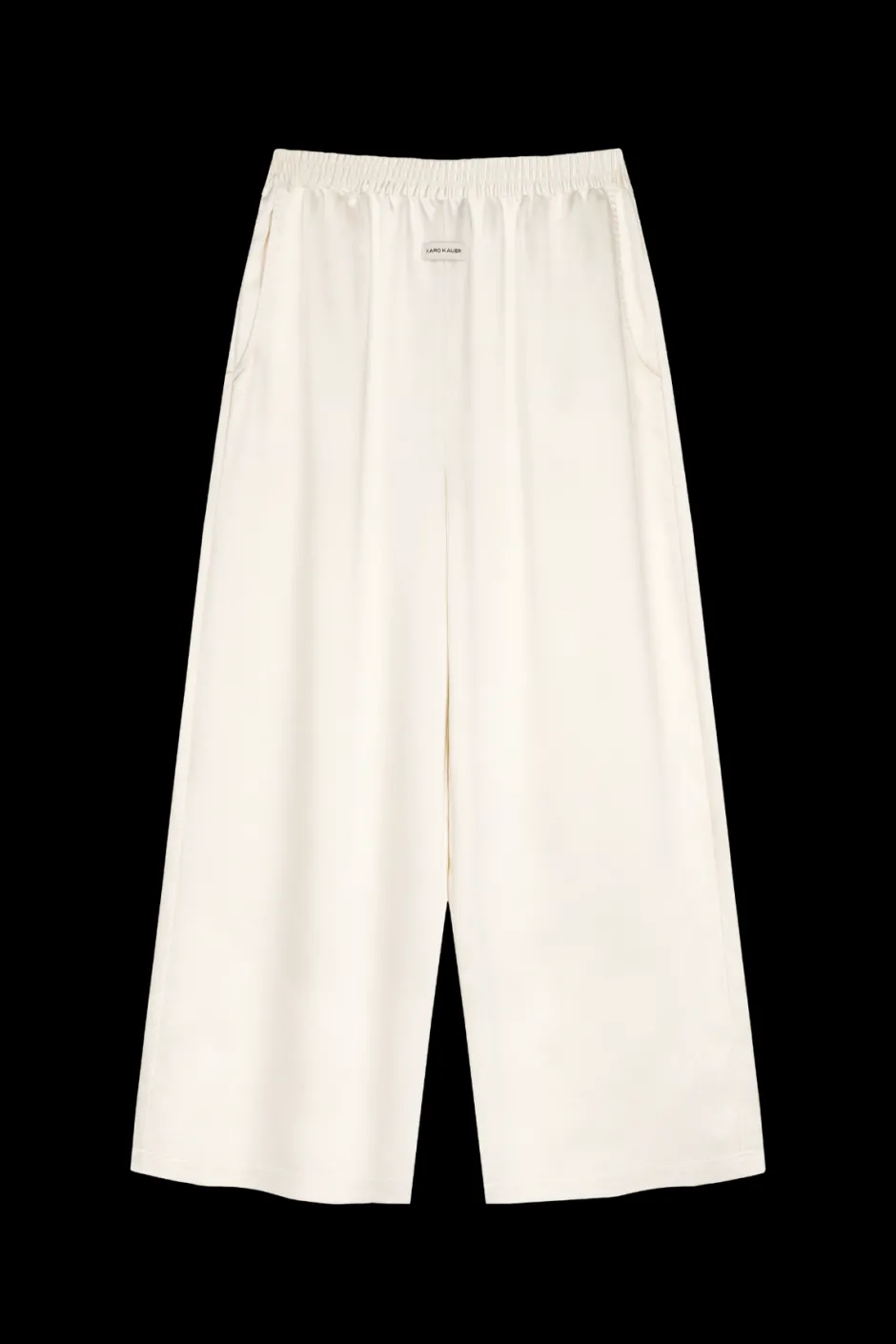Discount Karo Kauer Satin Pants Creme