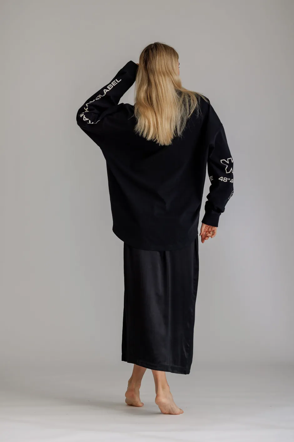 Discount Karo Kauer Satin Skirt Black