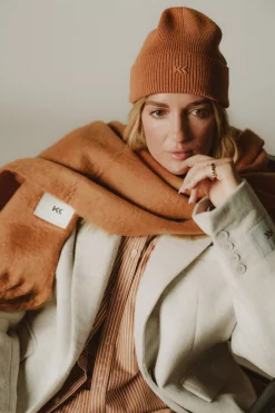 Clearance Karo Kauer Scarf Brown