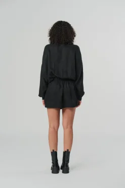 Outlet Karo Kauer Shirtdress Dark Grey