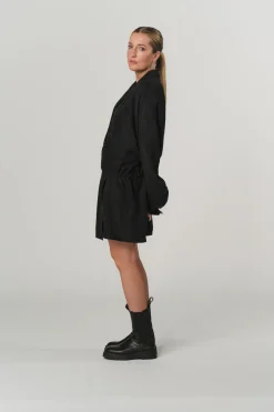 Outlet Karo Kauer Shirtdress Dark Grey