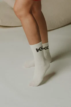 New Karo Kauer Socks KK White