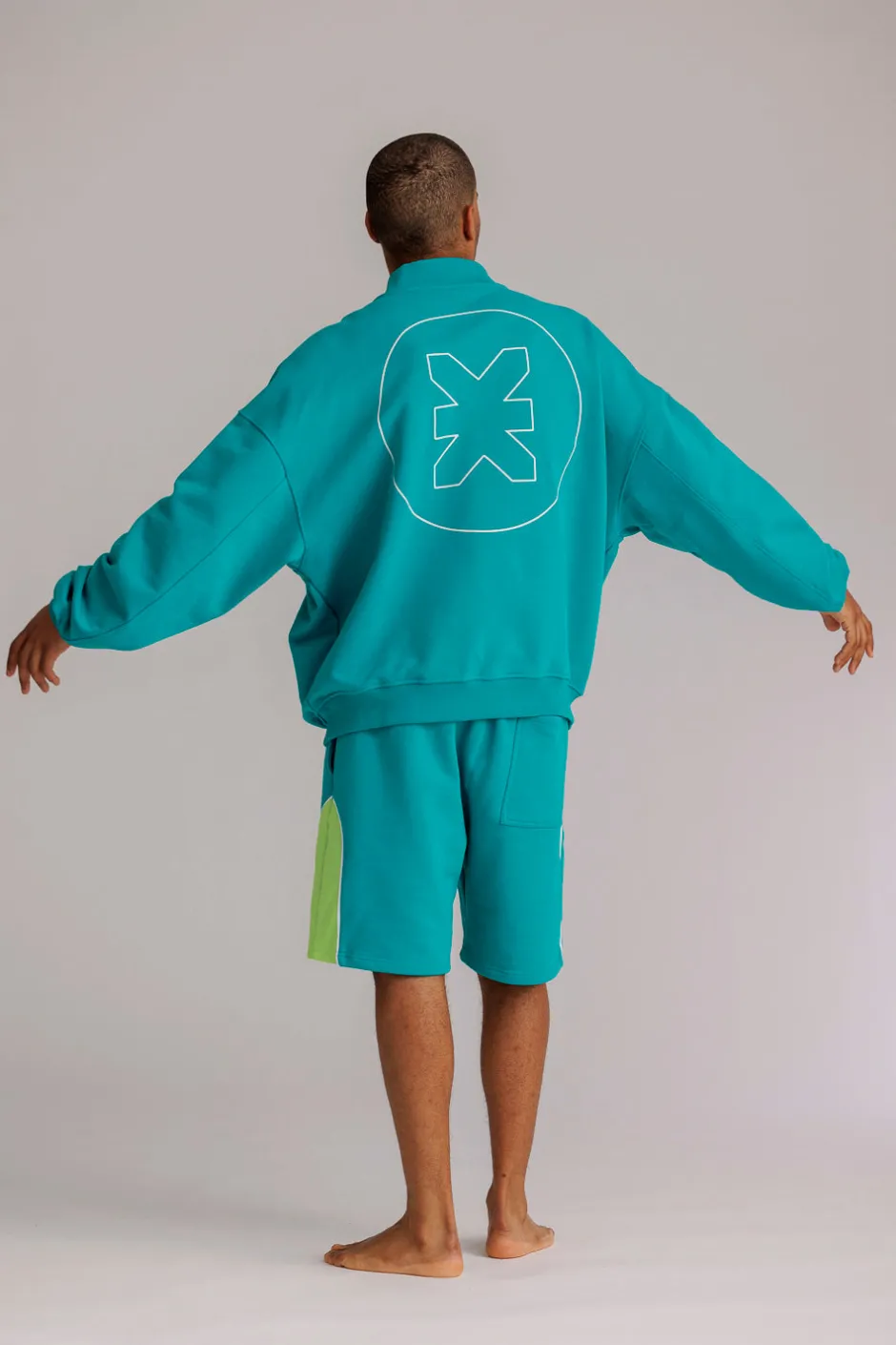 Online Karo Kauer Sweat Shorts Tile Blue