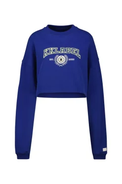 Best Karo Kauer Sweater Cropped Dark Blue