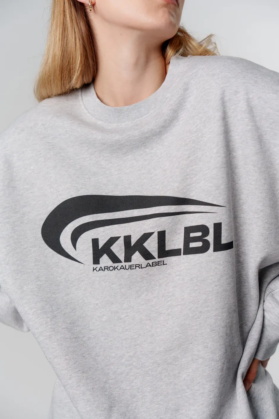 Clearance Karo Kauer Sweater KKLBL Melange
