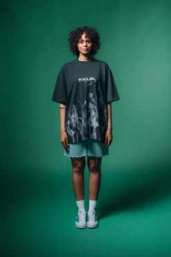 Online Karo Kauer Tour T-Shirt Smoke Black