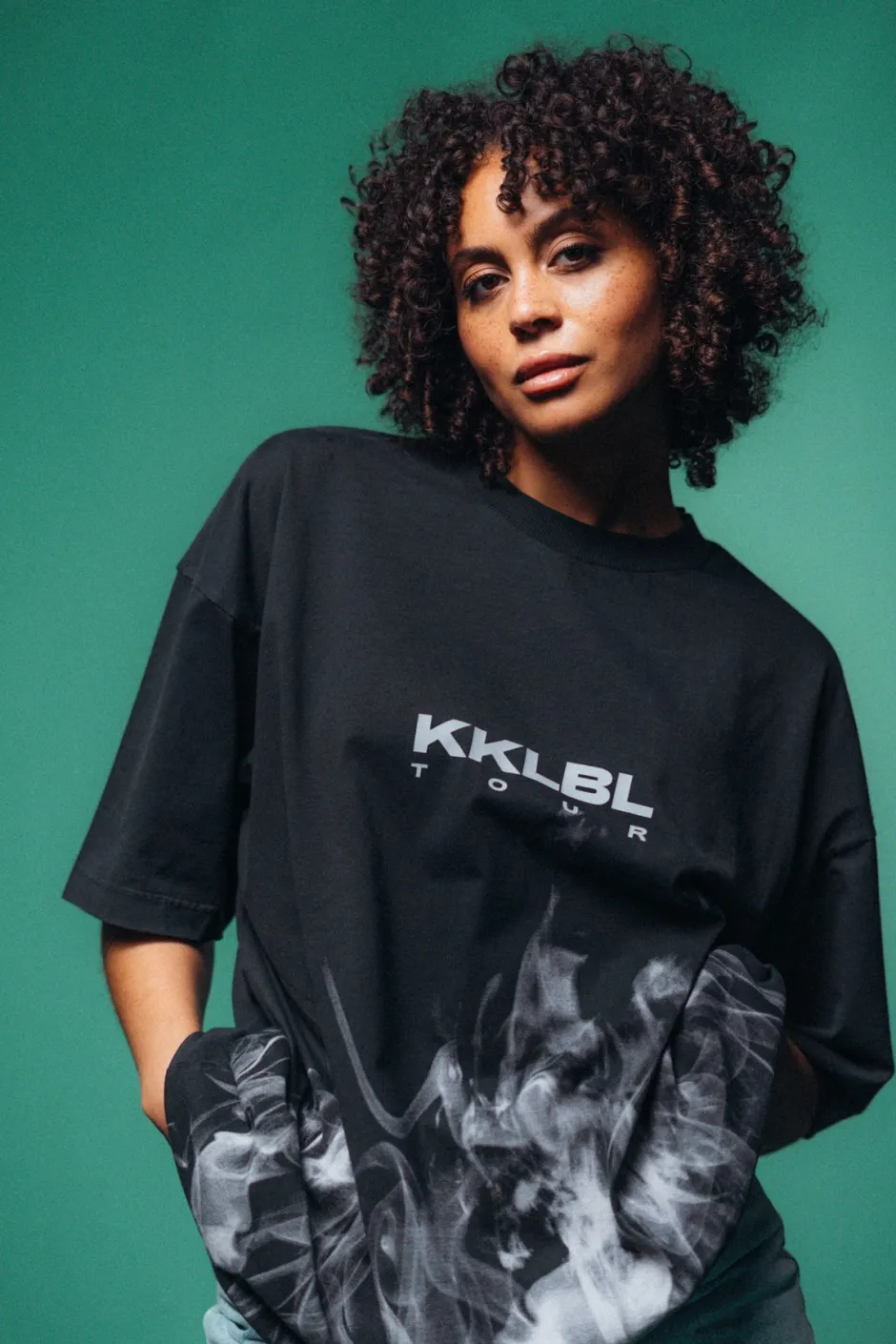 Online Karo Kauer Tour T-Shirt Smoke Black