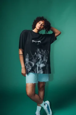 Online Karo Kauer Tour T-Shirt Smoke Black