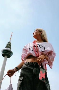 New Karo Kauer Tour T-Shirt Washed Pink