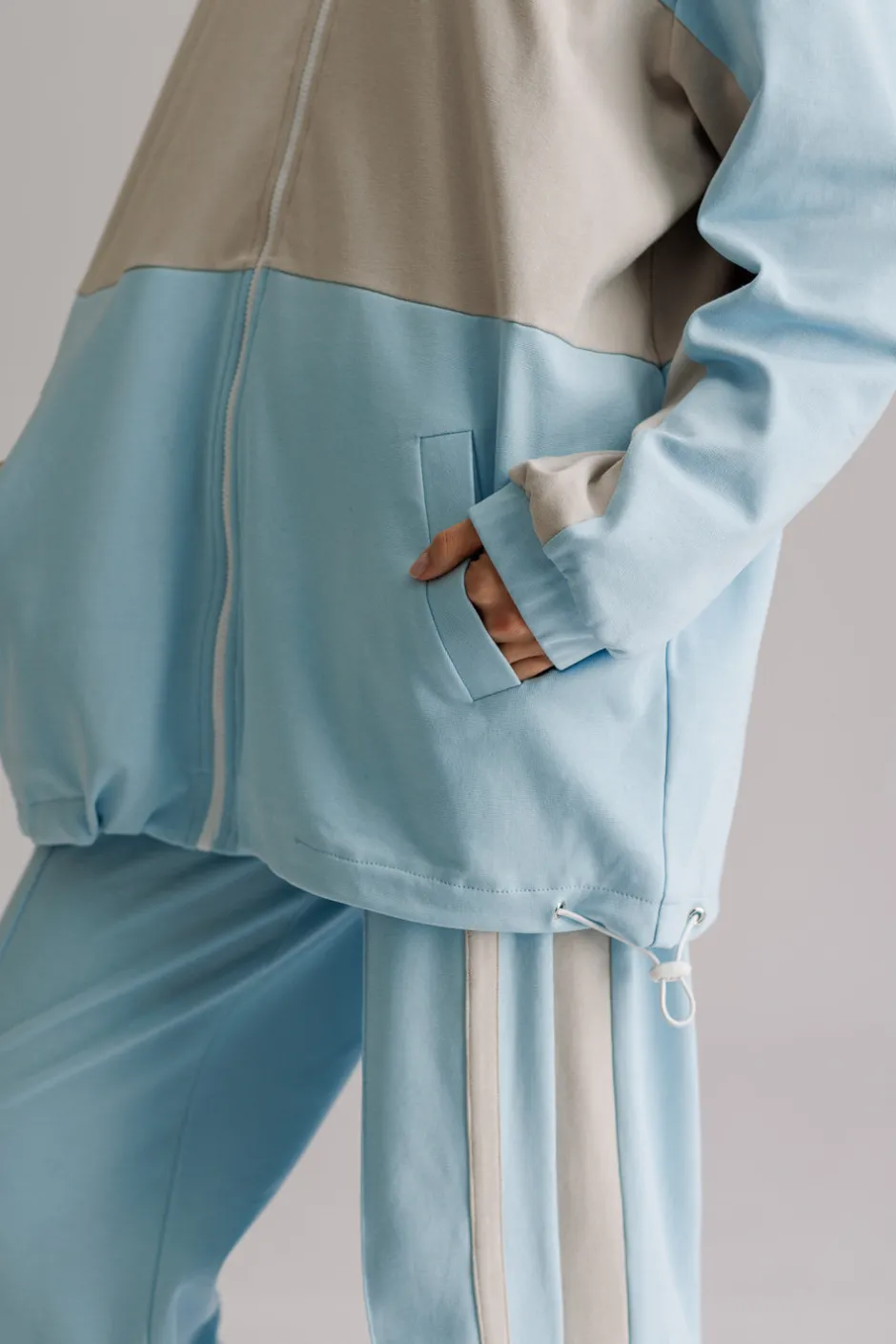 Clearance Karo Kauer Tracksuit Jersey Jacket Light Blue