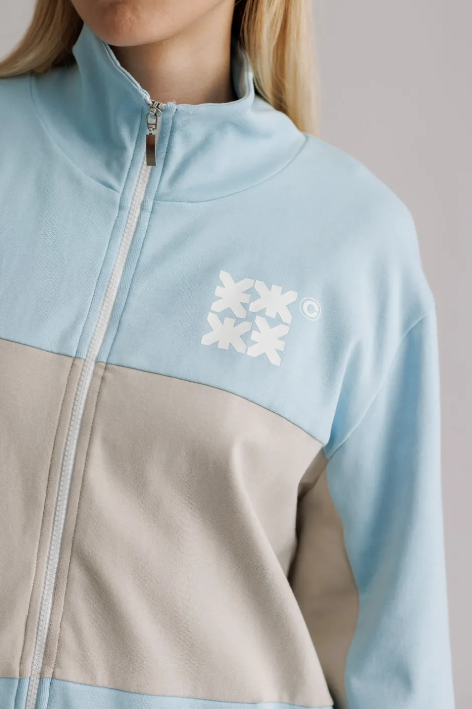 Clearance Karo Kauer Tracksuit Jersey Jacket Light Blue