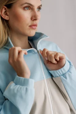 Clearance Karo Kauer Tracksuit Jersey Jacket Light Blue