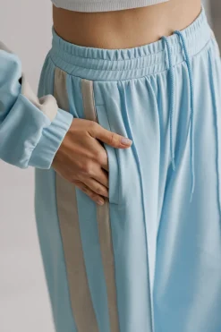 Best Karo Kauer Tracksuit Jersey Pants Light Blue