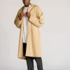 Fashion Karo Kauer Trenchcoat Beige