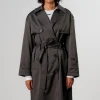 New Karo Kauer Trenchcoat Dark Grey